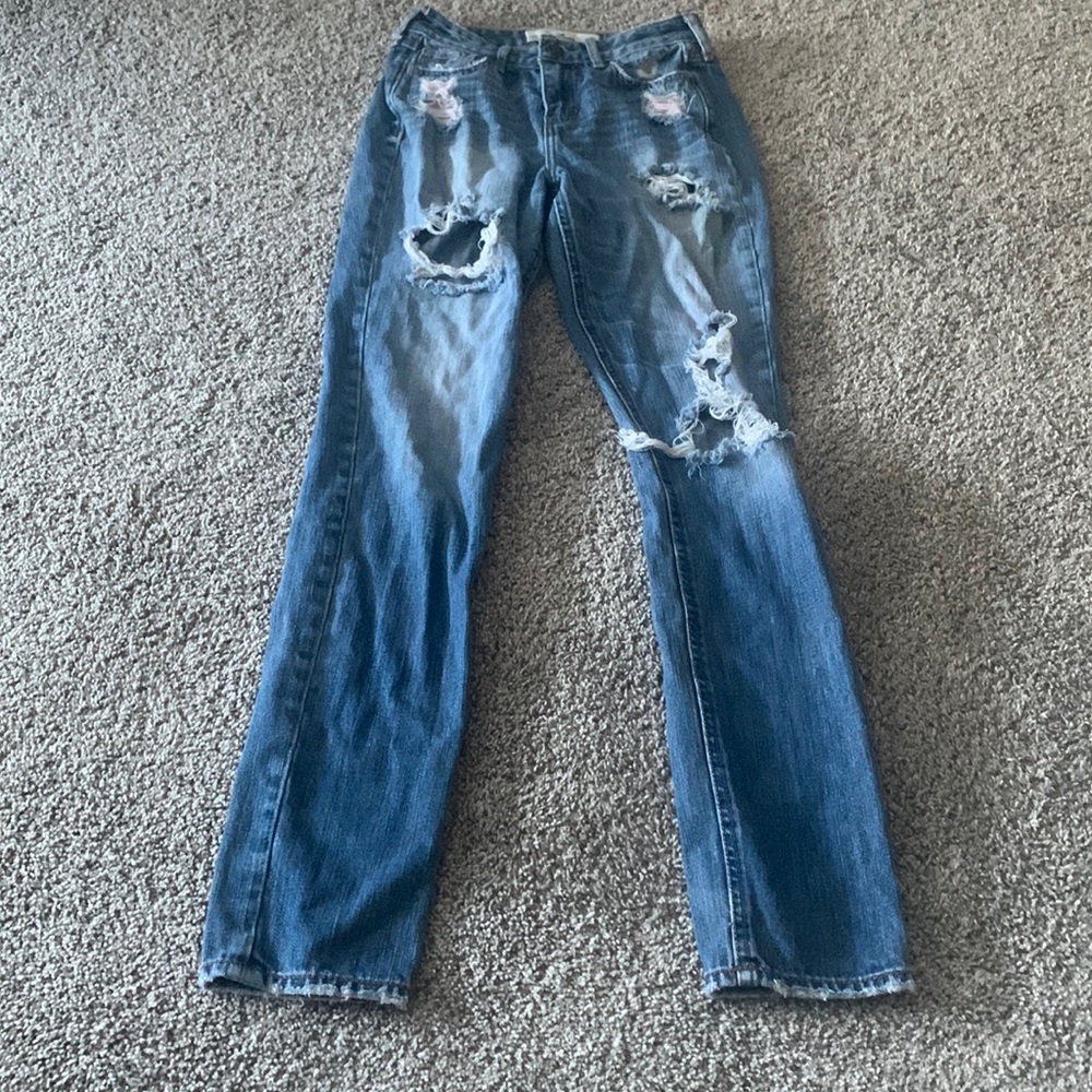 Hollister ripped jeans